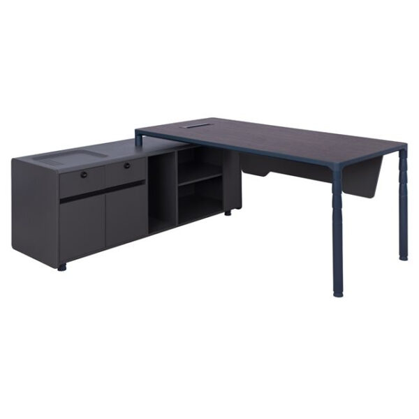 ΕΠΑΓΓΕΛΜΑΤΙΚΟ ΓΡΑΦΕΙΟ ΑΡΙΣΤΕΡΗ ΓΩΝΙΑ HM2092L ROSEWOOD 180X160X76Y εκ.