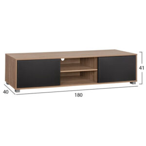 ΕΠΙΠΛΟ ΤΗΛΕΟΡΑΣΗΣ KEHLANI HM2344.10 SONAMA ΓΚΡΙ 180X40X41Y εκ.