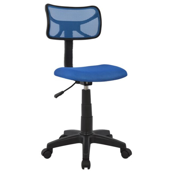 Office chair HM1026.06 blue with mesh fabric 40,5×50,5×91,5 cm.