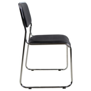 Conference office chair HM1019.01 Black 48,5×51,5×77 cm.