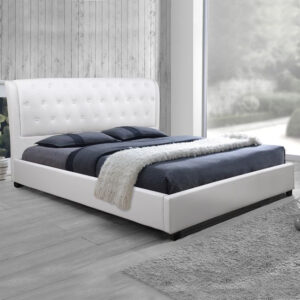 ΚΡΕΒΑΤΙ ODALYS 150×200 εκ. ΜΕ PU ΛΕΥΚΟ HM549.01