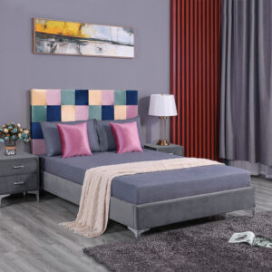 ΚΡΕΒΑΤΙ ROANNE ΔΙΠΛΟ 150×200 εκ.
 ΜΕ COLOR PATTERN HM591