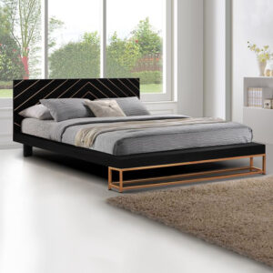 ΚΡΕΒΑΤΙ SHERRI HM8358 ΑΠΟ ΜΑΣΙΦ ΞΥΛΟ MANGO ΜΕ ΜΕΤΑΛΛΙΚΑ ΠΟΔΙΑ 160×200 εκ.