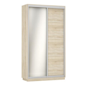 ΝΤΟΥΛΑΠΑ ΣΥΡΟΜΕΝΗ 2ΦΥΛΛΗ ΜΕ ΚΑΘΡΕΠΤΗ AMELIA HM2304.02 WENGE 160X60X220εκ.