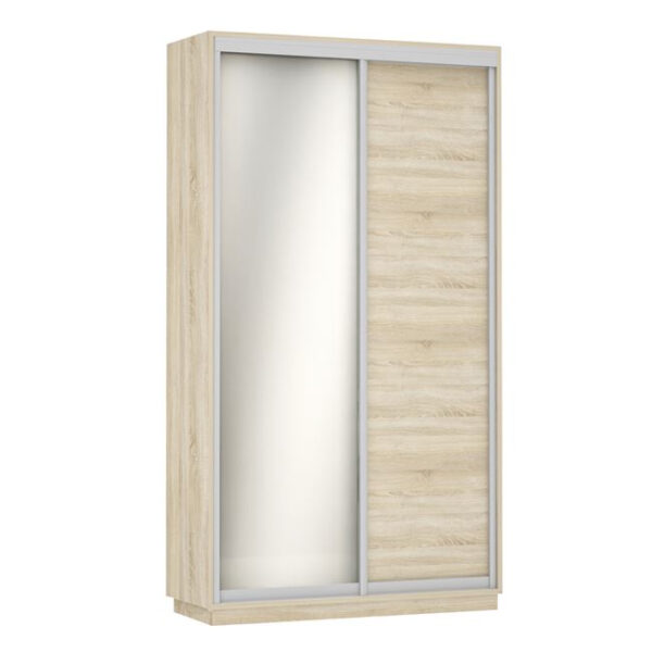 ΝΤΟΥΛΑΠΑ ΣΥΡΟΜΕΝΗ 2ΦΥΛΛΗ ΜΕ ΚΑΘΡΕΠΤΗ AMELIA HM2304.02 WENGE 160X60X220εκ.