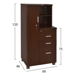 ΝΤΟΥΛΑΠΙ ΓΡΑΦΕΙΟΥ VANCE ΕΠΑΓΓΕΛΜΑΤΙΚΟ WENGE HM2051.12 108Χ41Χ68Υ εκ.