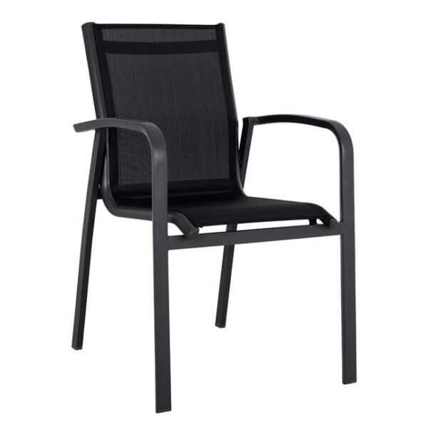 ΠΟΛΥΘΡΟΝΑ ΑΛΟΥΜΙΝΙΟΥ HM5281.02 ΓΚΡΙ ΜΕ ΜΑΥΡΟ PVC  57x60x87,5 cm