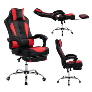 ΠΟΛΥΘΡΟΝΑ GAMING HM1055.01 SYNCHRO ΜΑΥΡΟ & ΚΟΚΚΙΝΟ PU 62x77x128 εκ.