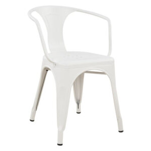 ΠΟΛΥΘΡΟΝΑ ΜΕΤΑΛΛΙΚΗ HM0019.21 MELITA ΣΕ ΧΡΩΜΑ MILK WHITE 51×46,5×71 cm