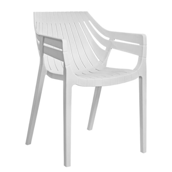 ΠΟΛΥΘΡΟΝΑ ΠΟΛΥΠΡΟΠΥΛΕΝΙΟΥ CHELLA HM8116.02 ΛΕΥΚΗ 56,5×54,5×79 cm