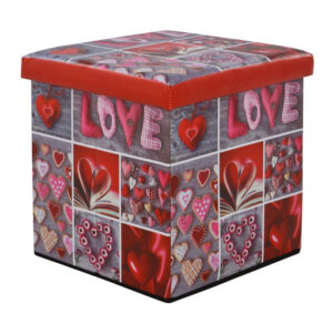ΣΚΑΜΠΩ ΑΠΟ PU ΜΕ ΑΠΟΘΗΚΕΥΤΙΚΟ ΧΩΡΟ LOVE 80X40X40εκ HM8128