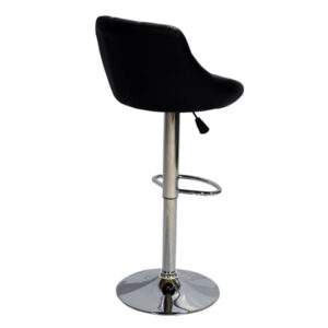Bar Stool Rose HM204.01 with gas lift & black PU 47x40x104cm