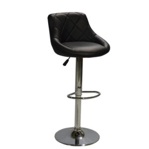 Bar Stool Rose HM204.01 with gas lift & black PU 47x40x104cm