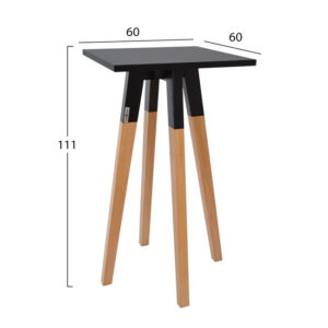 ΣΤΑΝΤ ΓΙΑ ΣΚΑΜΠΟ ΦΥΣΙΚΟ ΜΑΥΡΟ 60x60x105Υεκ. HM10392