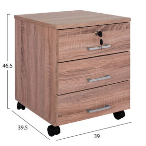 ΣΥΡΤΑΡΙΕΡΑ ΓΡΑΦΕΙΟΥ HAYDEN HM2282.02 ΣΕ ΧΡΩΜΑ SONAMA 39×39,5×46,5