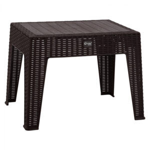 ΤΡΑΠΕΖΑΚΙ ΠΟΛΥΠΡΟΠΥΛΕΝΙΟΥ RATTAN HM5599.03 ΣΕ ΚΑΦΕ ΑΠΟΧΡΩΣΗ 61×45,5×43 εκ.