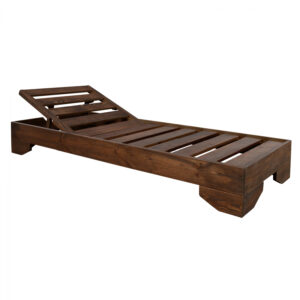 ΞΑΠΛΩΣΤΡΑ ΞΥΛΙΝΗ ΠΑΡΟΣ ΚΑΡΥΔΙ 200x74x26cm HM5435.01