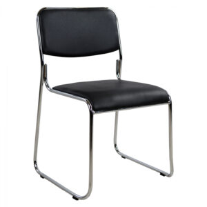 ΚΑΡΕΚΛΑ ΓΡΑΦΕΙΟΥ MABEL HM1019.01 ΜΑΥΡΗ 48,5×51,5×77 εκ.