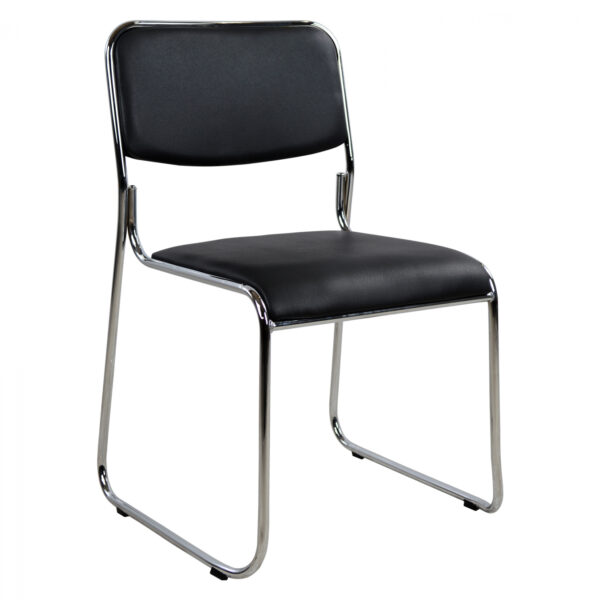 ΚΑΡΕΚΛΑ ΓΡΑΦΕΙΟΥ MABEL HM1019.01 ΜΑΥΡΗ 48,5×51,5×77 εκ.