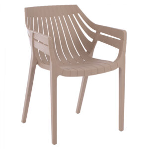 ΠΟΛΥΘΡΟΝΑ ΠΟΛΥΠΡΟΠΥΛΕΝΙΟΥ CHELLA HM8116.07 ΜΠΕΖ 56,5×54,5×79 cm