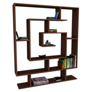ΒΙΒΛΙΟΘΗΚΗ ΜΕΛΑΜΙΝΗΣ ANISA HM9031.01 ΒΕΓΓΕ 124,8x22x149,4Y εκ.