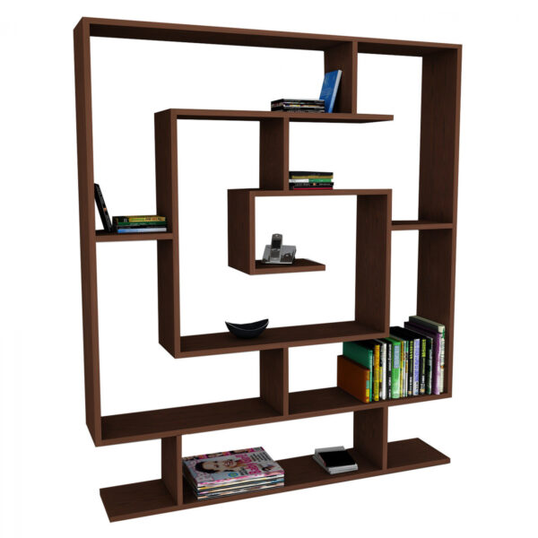 ΒΙΒΛΙΟΘΗΚΗ ΜΕΛΑΜΙΝΗΣ ANISA HM9031.01 ΒΕΓΓΕ 124,8x22x149,4Y εκ.