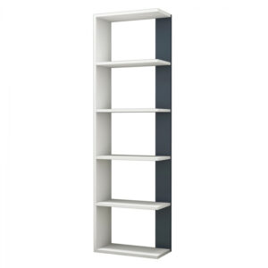 ΒΙΒΛΙΟΘΗΚΗ EDNA ΜΕΛΑΜΙΝΗΣ HM9033.02 ΛΕΥΚΟ ΓΚΡΙ 46,8×23,8x160Y εκ.