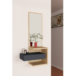 ΕΠΙΠΛΟ ΕΙΣΟΔΟΥ MEARA ΦΥΣΙΚΟ-ΑΝΘΡΑΚΙ HM8984.01 49.1×31.3×90 εκ.
