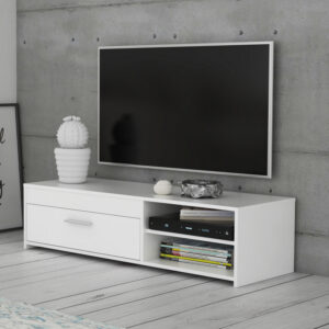ΕΠΙΠΛΟ ΤΗΛΕΟΡΑΣΗΣ BASTIAN HM8821.03 ΛΕΥΚΟ 120×42,1×31,8Υ εκ.