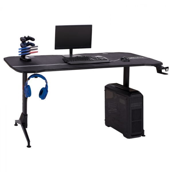 ΓΡΑΦΕΙΟ GAMING PRO VIHAR MOUSE PAD ΕΠΙΦΑΝΕΙΑ HM8784 ΜΕ ΡΥΘΜΙΣΗ ΥΨΟΥΣ 160Χ75X70/75/80Υ εκ.