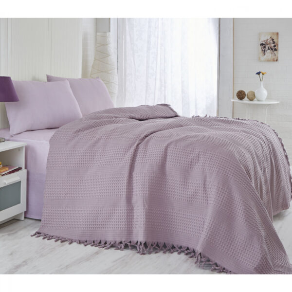 ΚΟΥΒΕΡΤΑ ΔΙΠΛΗ ΠΙΚΕ ΜΕ ΚΡΟΣΣΙΑ HM12144 ΜΩΒ 220×240 εκ. 157SHS5204