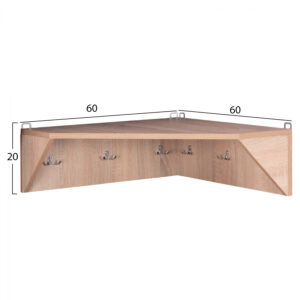 ΚΡΕΜΑΣΤΡΑ ΤΟΙΧΟΥ ΓΩΝΙΑΚΗ SONAMA OAK HM2421.01 60X60X20Yεκ.