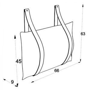 ΜΑΞΙΛΑΡΙ ΤΟΙΧΟΥ HM9186.02 ΚΑΦΕ ΕΚΡΟΥ 66x9x45-63Y εκ.