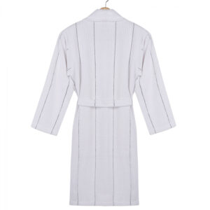 ΜΠΟΥΡΝΟΥΖΙ ΜΕ ΓΙΑΚΑ L / XL ΑΠΟ 98% ΒΑΜΒΑΚΙ HM12114 ΛΕΥΚΟ ΜΕ ΓΚΡΙ ΡΙΓΕΣ 355BHP1715 – L/XL