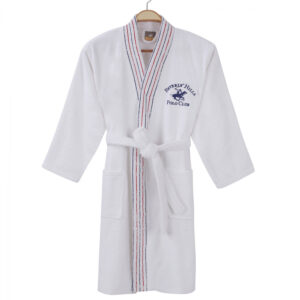 ΜΠΟΥΡΝΟΥΖΙ ΜΕ ΓΙΑΚΑ L / XL ΑΠΟ 98% ΒΑΜΒΑΚΙ HM12097 ΛΕΥΚΟ ΜΕ ΚΟΚΚΙΝΕΣ & ΜΠΛΕ ΡΙΓΕΣ 355BHP1701 – L/XL
