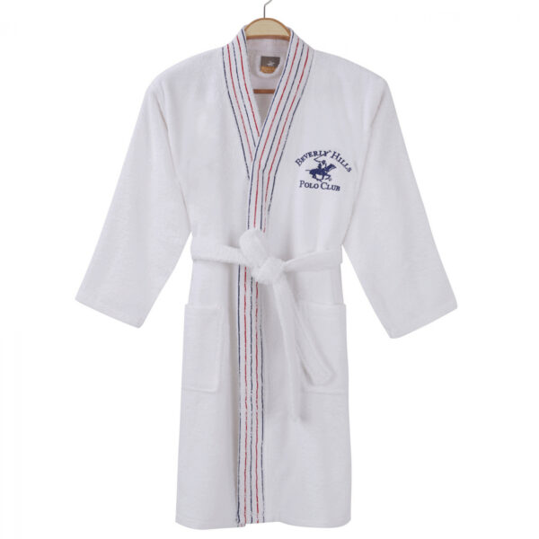 ΜΠΟΥΡΝΟΥΖΙ ΜΕ ΓΙΑΚΑ L / XL ΑΠΟ 98% ΒΑΜΒΑΚΙ HM12097 ΛΕΥΚΟ ΜΕ ΚΟΚΚΙΝΕΣ & ΜΠΛΕ ΡΙΓΕΣ 355BHP1701 – L/XL