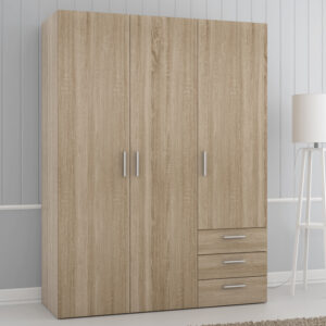 ΝΤΟΥΛΑΠΑ 3ΦΥΛΛΗ ME 3 ΣΥΡΤΑΡΙΑ HM2412 SONAMA 139,4×54,2×185Υ εκ.