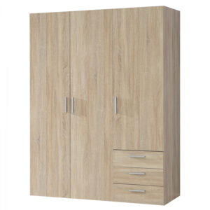 ΝΤΟΥΛΑΠΑ 3ΦΥΛΛΗ ME 3 ΣΥΡΤΑΡΙΑ HM2412 SONAMA 139,4×54,2×185Υ εκ.