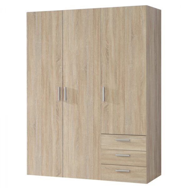 ΝΤΟΥΛΑΠΑ 3ΦΥΛΛΗ ME 3 ΣΥΡΤΑΡΙΑ HM2412 SONAMA 139,4×54,2×185Υ εκ.