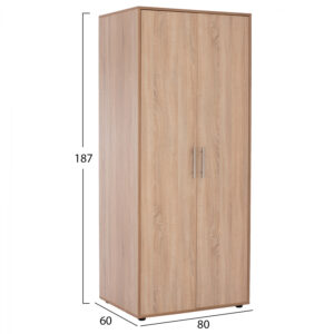 ΝΤΟΥΛΑΠΑ ΔΙΦΥΛΛΗ ADLER SONAMA OAK  HM2419 80X60Χ187Υεκ.