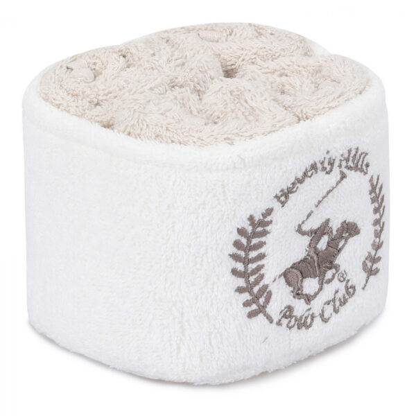 ΠΕΤΣΕΤΕΣ ΛΑΒΕΤΑ 4ΤΜΧ BEVERLY HILLS POLO CLUB HM12124.03 ΜΠΕΖ ΛΕΥΚΟ 30×30 εκ. 355BHP0241