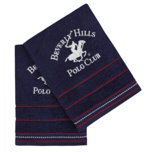 ΠΕΤΣΕΤΕΣ ΠΡΟΣΩΠΟΥ 2ΤΜΧ BEVERLY HILLS POLO CLUB HM12099 ΜΠΛΕ 50×90 εκ. 355BHP2308
