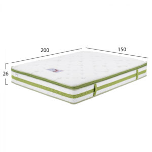 ΣΤΡΩΜΑ 150X200 ΑΝΩΣΤΡΩΜΑ ALOE VERA LATEX SUPER POCKET SPRING HM349.15 (ROLL PACKING)