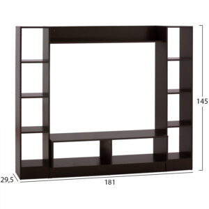 ΣΥΝΘΕΣΗ ΤΗΛΕΟΡΑΣΗΣ JAZMIN HM2255.01 WENGE 181×29,5×145 εκ.