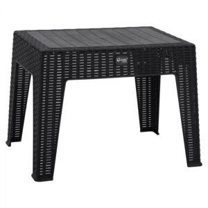ΤΡΑΠΕΖΑΚΙ ΠΟΛΥΠΡΟΠΥΛΕΝΙΟΥ RATTAN HM5599.10 ΣΕ ΓΚΡΙ ΑΠΟΧΡΩΣΗ 61×45,5×43 εκ.